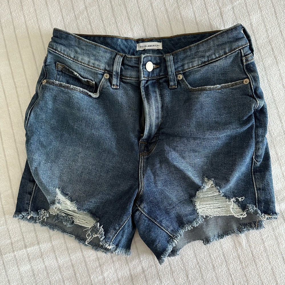 Good American jean shorts